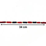 Detailed view of traditional Rakhi with bead work