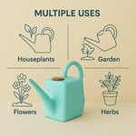 Dura can gardening watering jug with long spout and ergonomic handle