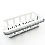 Dishcloth drying on the integrated bar of the versatile kitchen sink organizer.