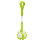 The versatile potato masher shown mashing sweet potatoes in a bowl.