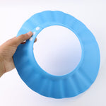 Adjustable baby bath cap made from lightweight flexible EVA foam