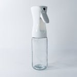 Versatile glass oil sprayer demonstrating its compact design.