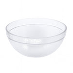 Premium quality transparent plastic mixing bowl used for kitchen and serving