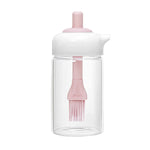 Multi-functional 2-in-1 oil dispenser and brush set, ideal for various culinary tasks.