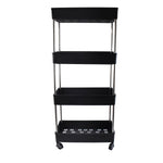 Room roll movable storage rack trolley with multi-use application
