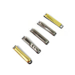 Set of AuriGlam folding nail clippers in various designs, ideal for gifting.
