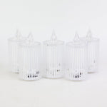 Single LED flameless candle with premium crystal-effect design