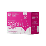 Leakproof overnight menstrual briefs in XXL size for maximum comfort