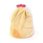 Winter warmth hot water bag designed with soft fabric cover for cozy heat