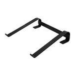 Compact metal desk laptop rack saving workspace