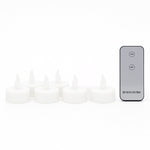 LED candle light set arranged for indoor decorative lighting