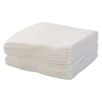 50-piece pack of white dinner napkins suitable for catering and events