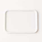Hand holding lightweight 40x30 cm plastic serving tray comfortably
