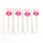 Pull handles mounted on cabinet doors using self stick push pull helper set