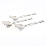 Deep bowl stainless steel spoons ideal for scooping ice cream and desserts