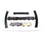 Classic style express toy train with four colorful carriages