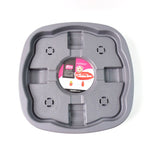 Plastic heavy duty household tool trolley with anti-slip design