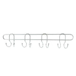 Stainless steel hanger rack for kitchen, bathroom, and bedroom organization