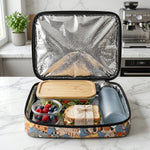Organized inside luggage with travel pouch