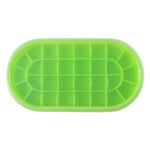 Freezer ice cube tray with oval compartments for home use