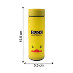 Frosted glass kids water bottle design
