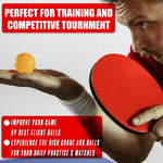 Seamless design ping pong balls for true trajectory in competitive matches
