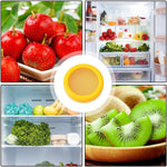 Durable yellow veggie storage container, an eco-friendly reusable solution.