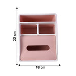 Desktop storage box with stylish design and compartments