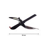 Ergonomic design of the Quickslice multi-function food chopper.