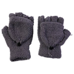 Fingerless warm gloves suitable for men and women in winter