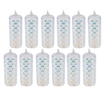 Safe and realistic LED flameless candles in a cozy setting.
