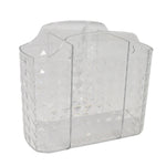 Transparent crystal-textured multipurpose organizer holder for decluttering