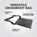 Compact multipurpose sling bag for cash, cards and mobile
