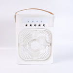 CoolAura personal AC fan with 7-color LED