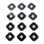 Close-up detail of soft cushion inserts in jewellery display box set