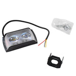 Illuminated 6 Mode LED Fog Light demonstrating clear visibility effects