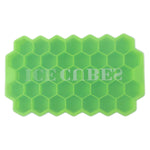 Stackable honeycomb ice mold tray for stylish icy drinks