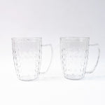 Apex Mocktail Mug Glass set of two with modern design for everyday beverages