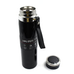 Side view of a 1000ml vacuum insulated water bottle, showcasing its sleek design.
