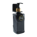 Refillable liquid soap pump bottle with stylish design
