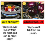 Steel grill jali for roasting and grilling meat and vegetables