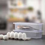 Organivo 1500ML freezer containers with lids and drain plates for fresh produce.