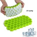 Ice tray designed for preparing cooling ice cubes for facial skincare