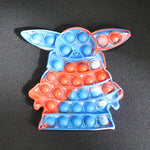 Playful cartoon design silicone Pop It fidget toy for relaxation