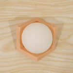 Warm glow LED moon night light for relaxing ambiance