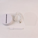 Wonder Wipe Name Frame with erasable acrylic panel and warm light