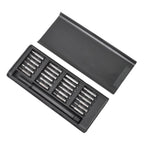 All components of the BoltForce magnetic screwdriver tool kit, including various bits and handle.