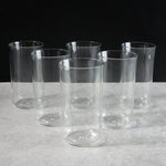 Glossy plastic glass set perfect for family use and parties