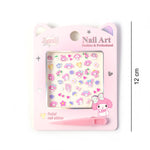 Manicure sticker kit with application tool for perfect nail art