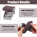 Durable kitchen cleaning sponge with abrasive scrub surface